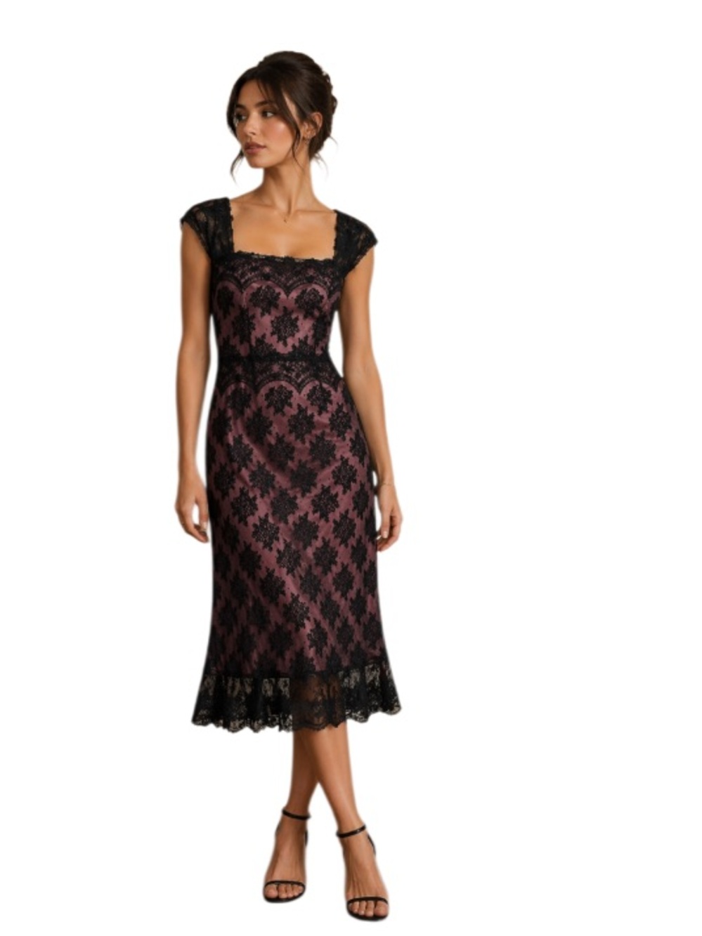 Vintage Whimsigoth RK Brand Made In Canada Dress